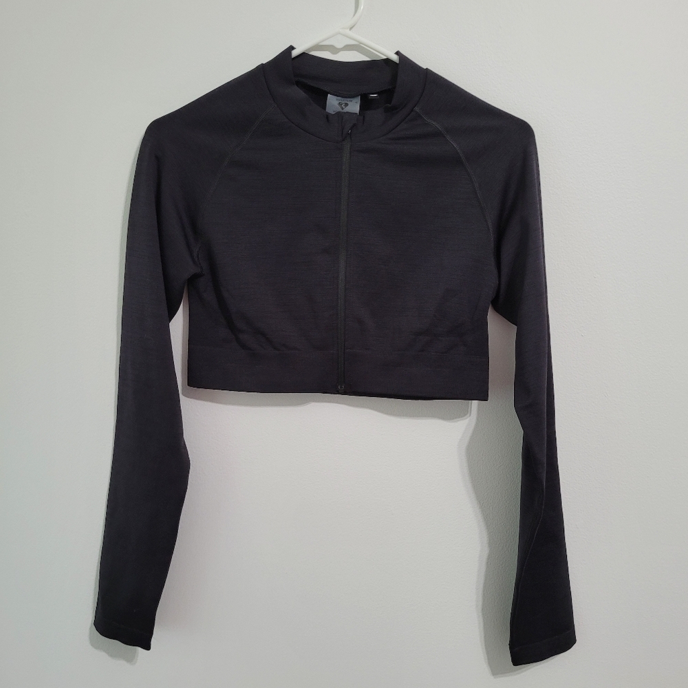 Women's Best Cropped Zip-Up Top